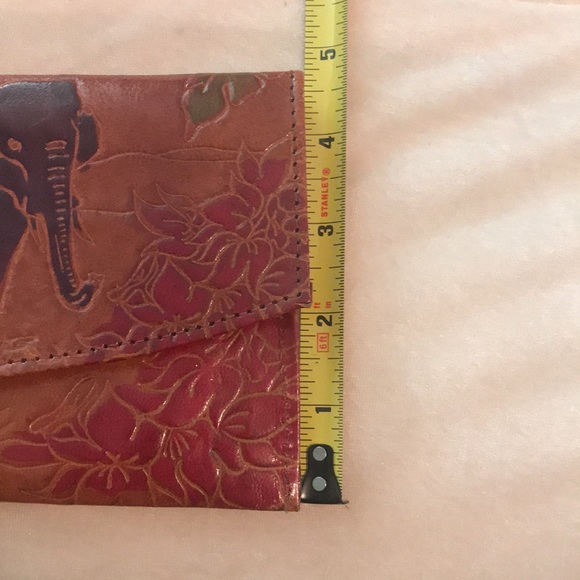 Hand crafted leather wallet/ purse VINTAGE - Picture 7 of 7